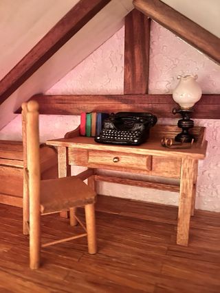 Casa de muñecas rústica