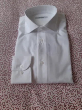 Camisa Blanca Talla 48 Algodón