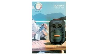 Altavoz Bluetooth NF4088 Negro/Naranja