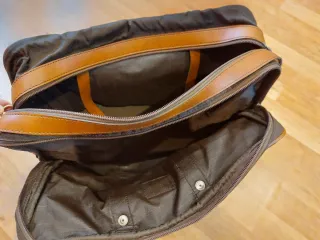 Bolsa Vintage Samsonite Marrón Cuero.