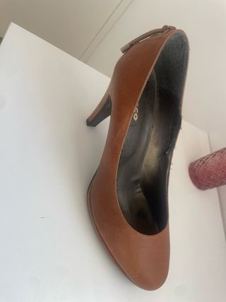 Zapatos de salón Fosco piel marrón