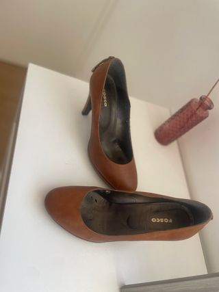 Zapatos de salón Fosco piel marrón
