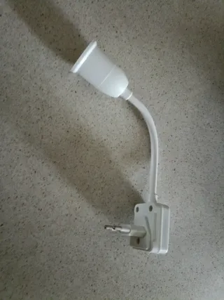 Suporte Lâmpada Tomada Flexível