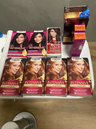 Tintes para cabello: Cobrizos, Violetas y Rojos