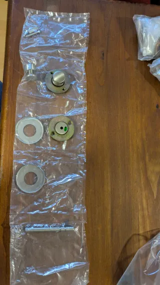 4 cerraduras para baño de acero inoxidable 10€ und