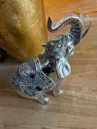 Figura Elefante Decorativo Metal. NUEVA