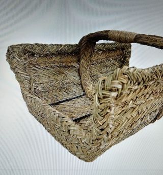 Leñero rectangular esparto