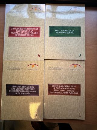 Colección 4 libros derechos de la ciudadanía