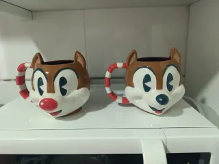 Tazas Chip y Chop Cerámica