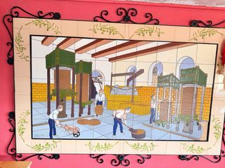 Cuadro azulejos 96 piezas 20x20