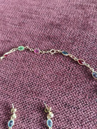 Gargantilla y pendientes Goldfilled