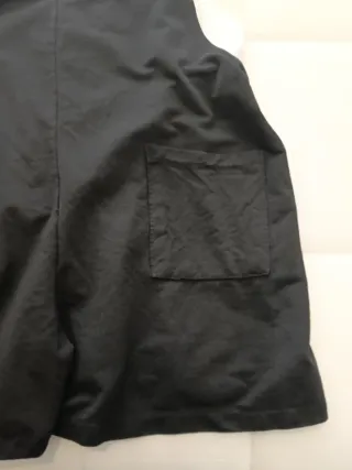 Conjunto mono y blusa negro/blanco