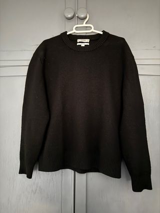 Jersey de lana negro COS hombre