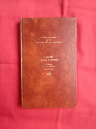 García Marquéz Crónica de una muerte Anunciada