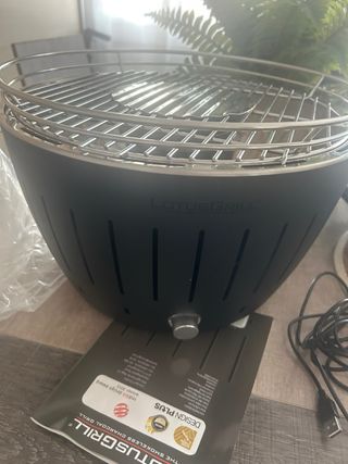 Barbacoa Lotusgrill Negra/Plateada