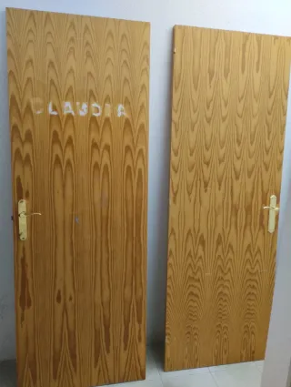 5 Puertas Semi Macizas Madera.