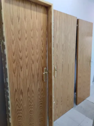 5 Puertas Semi Macizas Madera.