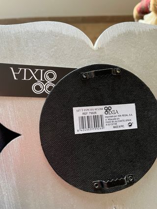 Juego 3 Espejos Decorativos Octogonal y Flor