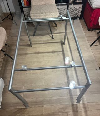 Mesa Comedor Cristal 150x90cm