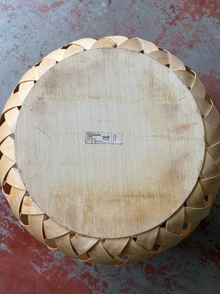 Cesta de madera tejida Ikea