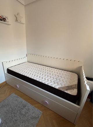 Cama nido 90x190 y dos colchones