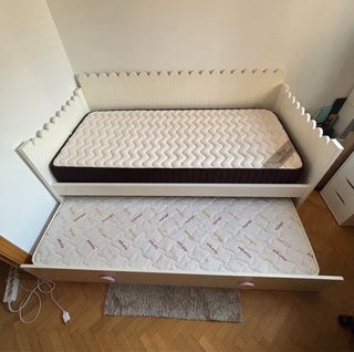 Cama nido 90x190 y dos colchones