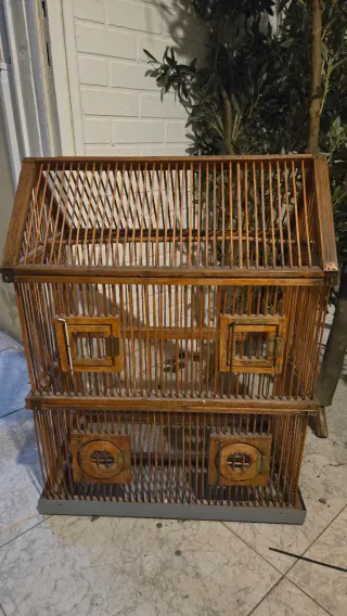 Jaula de madera en perfecto estado!