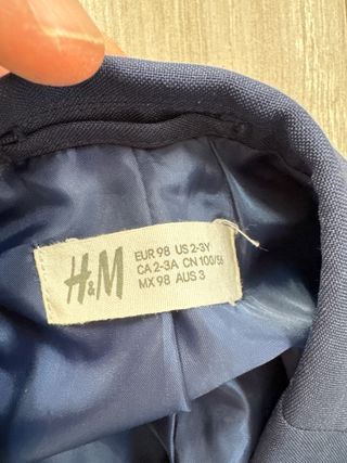 Completo H&M Bambino Blu