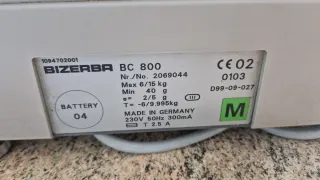 Balanza Registradora con peso Bizerba