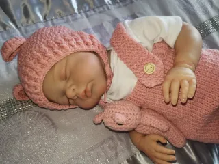 Muñeca Reborn Bebé Rosa