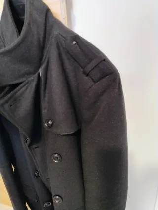 Abrigo Lana Jones Negro