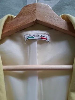 Chaqueta americana amarilla Talla S