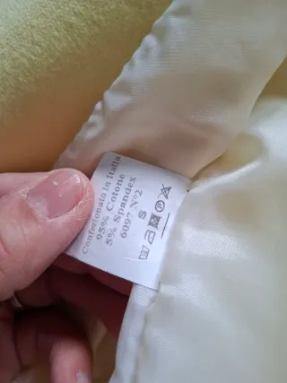 Chaqueta americana amarilla Talla S