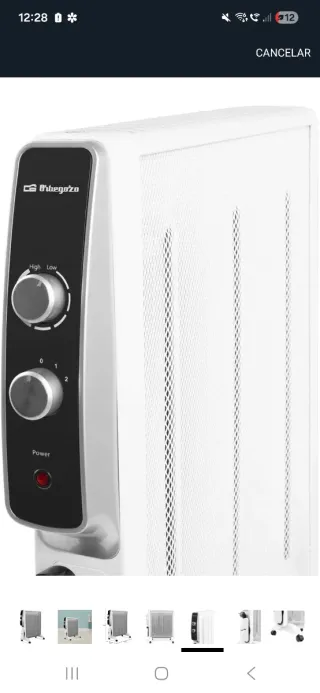 Orbegozo RMN 2075 Radiador Eléctrico 2000w