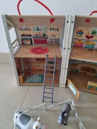 Granja de madera para niños