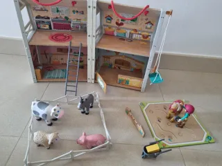 Granja de madera para niños