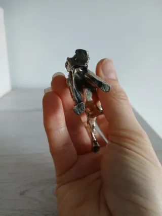 Caballo de plata decorativo