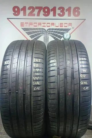 245 40 19 W PIRELLI RUEDA AL 90% DE VIDA UTIL