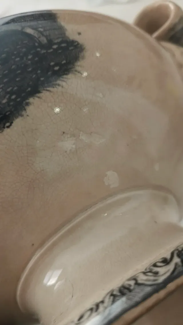 Sopera Antigua Loza de Cartagena - Escena Caza/Cam