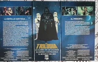 Trilogía Star Wars VHS CBS/FOX