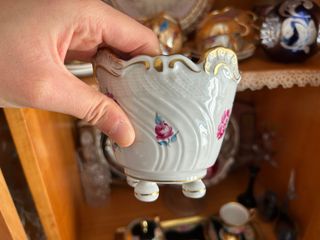 Vaso decorato vintage Carl Dresden anni 60