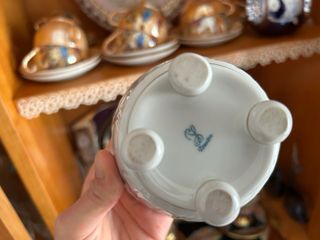 Vaso decorato vintage Carl Dresden anni 60