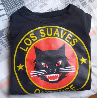 Sudadera Los Suaves Negra Talla S UNISEX