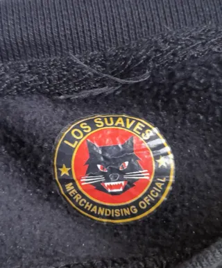 Sudadera Los Suaves Negra Talla S UNISEX