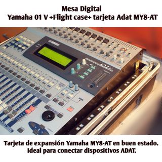 Mesa Digital Yamaha 01V + Flight Case + Adat MY8-A