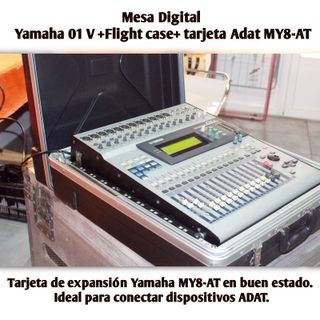 Mesa Digital Yamaha 01V + Flight Case + Adat MY8-A