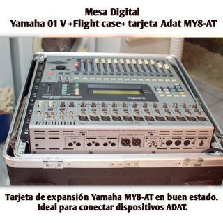 Mesa Digital Yamaha 01V + Flight Case + Adat MY8-A