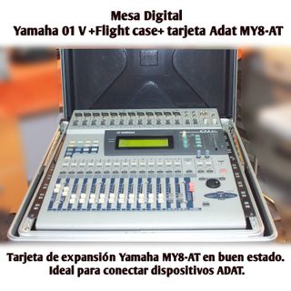 Mesa Digital Yamaha 01V + Flight Case + Adat MY8-A