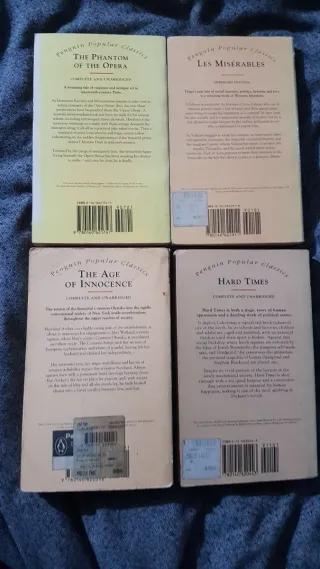 Lote Phantom of the Opera + 3 clasicos inglés