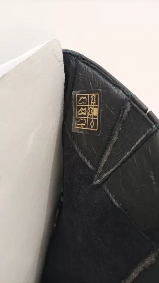 Botas altas piel negras Talla 38